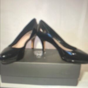 Glossy Black Heels